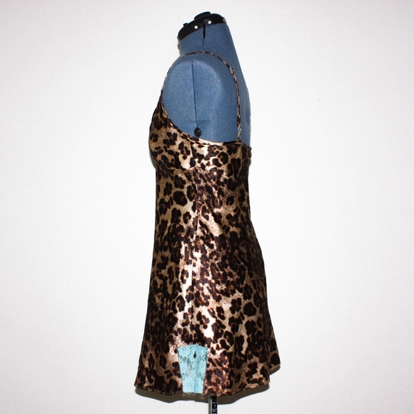 vintage leopard slip dress - Picture 3 of 4